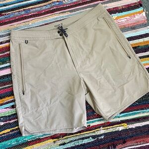 Roark Artifacts of Adventure Khaki Nylon Shorts -#2031